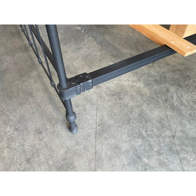 Antique Farmhouse Shabby Chic Cast Iron Queen Bed Frame Chairish