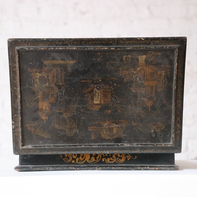 19th Century French Chinoiserie Box For Sale - Image 4 of 4