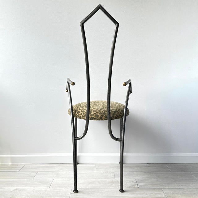 Late 20th Century Postmodern Sculptural Statement Chair For Sale In New York - Image 6 of 12