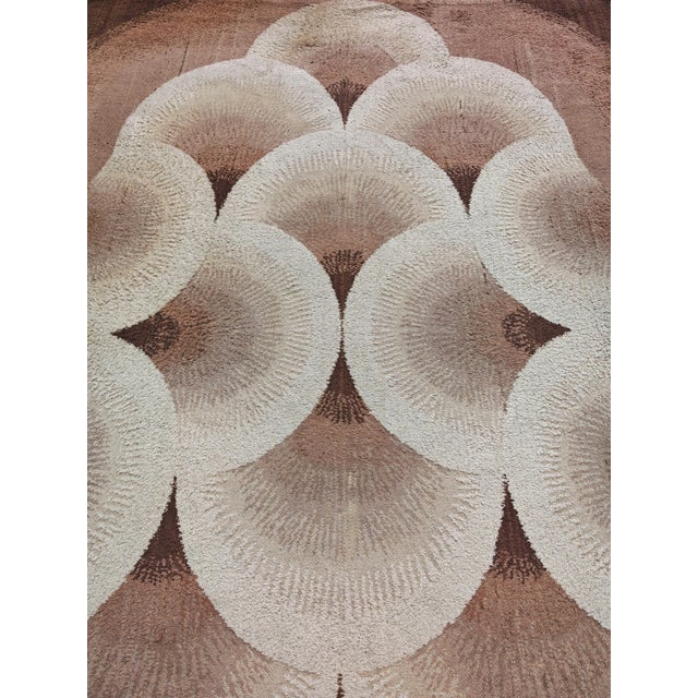 Textile Modern Art Deco Inspired Rug by Doris Leslie Blau For Sale - Image 7 of 13