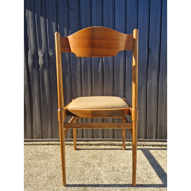 Vintage Beech Chairs, 1960s, Set of 5 For Sale - Image 9 of 14