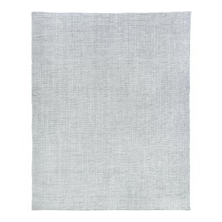 Exquisite Rugs Whitney Handwoven Wool & Viscose Silver - 14'x18' For Sale