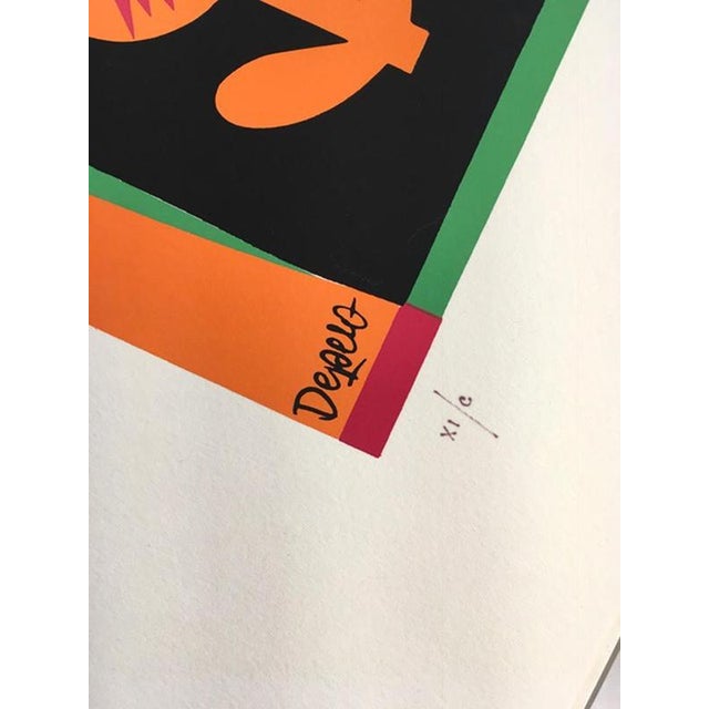 Fortunato Depero, Post-Modern Figurative Composition, Multi-Colored Print on Paper, 1974 For Sale - Image 15 of 18