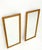 Orange Mid Century Modern Rectangle Wall Mirrors by Henredon - A Pair For Sale - Image 8 of 9