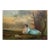 Woman by the Lake - Late 19th Century Figurative Landscape by J. Glover For Sale