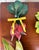 Signed Young ’92 Layered Metal Garden Vegetable Wall Sculptures – Set of 5 Hand-Painted Folk Art Pieces For Sale In Louisville - Image 6 of 12
