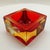 Glass Handcrafted Square Ashtray or Catch-All in Murano Glass by Flavio Poli for Seguso, 1960s For Sale - Image 7 of 11