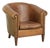 Vintage Sheepskin Club Armchair in Light Cognac For Sale