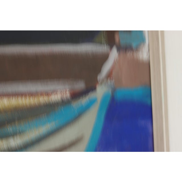 Original Oil on Panel – “Harbour Motif with Boats” by Hannes Glaeser (1915–2005) – Signed, Framed 44 × 54 cm (17.3" ×...