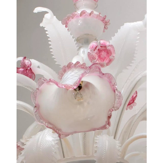 Venetian Glass Ceiling Lamp from Maestri Muranesi, 1960s For Sale - Image 11 of 15