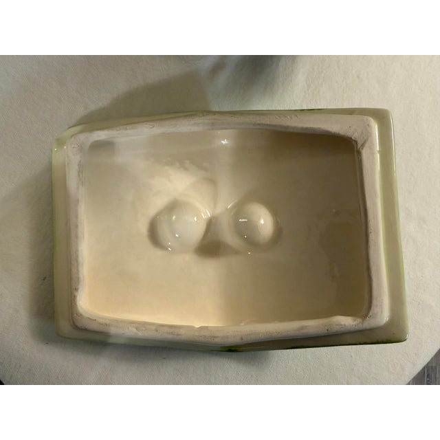 1950s Maurice of California Green & White Ceramic Train Cookie Jar For Sale In Mobile - Image 6 of 12