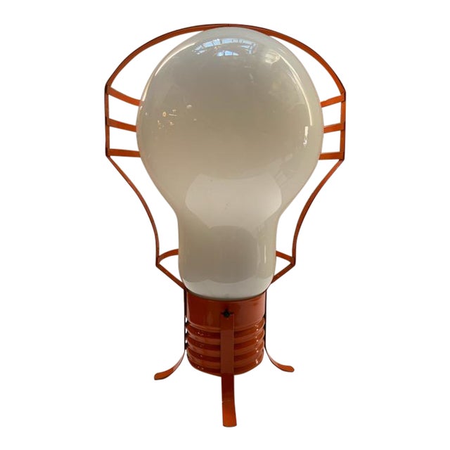 Mid Century Modern Mod Oversized Pop Art Bulb Table Lamp Chairish