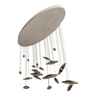 Ochre Moonlight Murmuration Chandelier 20 Led Lights For Sale