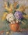 French 19th Century French Floral Still Life Oil Painting Signed Adeline Gautier For Sale - Image 3 of 10