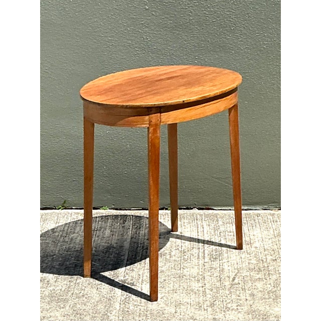 Mid 20th Century Vintage Hand Made Shaker Side Table For Sale - Image 5 of 12