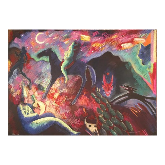 Carlos Almaraz Mexican-Chicano, 1941–1989 Southwest Song, 1988 Silkscreen For Sale