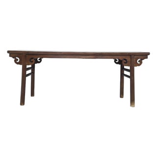 84" Long Antique Painting Table For Sale