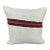 Turkish Hemp Pillow Cushion Natural Beige Black Cushion Cover 20"x20" For Sale