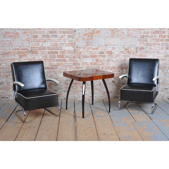 Bauhaus Armchair in Chrome by W. Gispen for Mücke-Melder, Czech, 1930s For Sale - Image 18 of 18