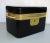 Black 1900 Antique French Black Opaline Jewelry Casket For Sale - Image 8 of 8