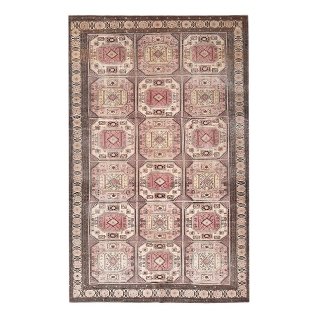 Large Vintage Turkish Rug in Wool For Sale