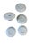Blue #696 Vintage Blue and White Willow Pattern Decorative Set of 8 Plates Made in Japan For Sale - Image 8 of 9