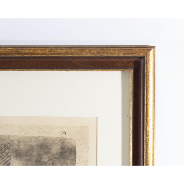 Mid 20th Century “Les Deux Chats” Abstract Etching by Johnny Friedlaender For Sale - Image 5 of 8