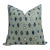 Oona Linen Pillow Cover in Ocean, 20x20 Pillow For Sale