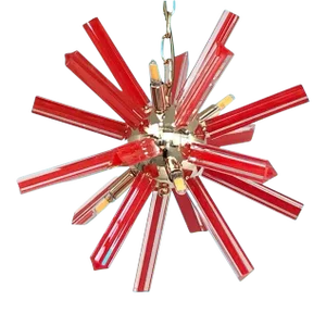 21st Century Red Sputnik Chandelier by Fabio Ltd