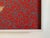Small serigraph from La Lune en Rodage 2, Editions Paderma Titel: “Un détail des “40.000 carrės” rouge et bleu" Year: 1965...