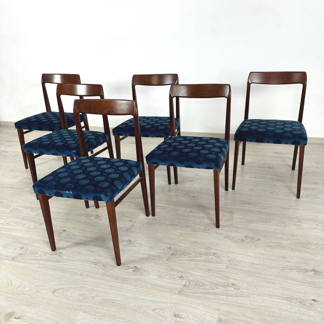 Mid-Century Modern Dining Chairs From Lübke – Set of 6 For Sale - Image 3 of 9