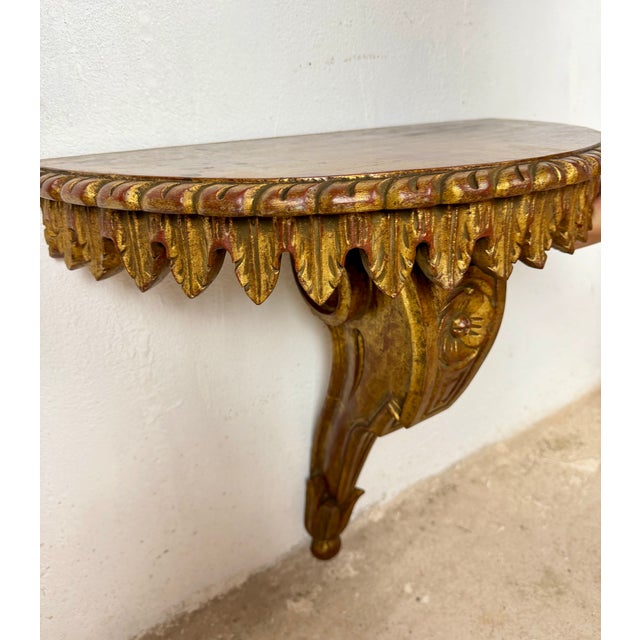 20th Century Italian Polychromed Wall Pedestals, 1950, Set of 2 For Sale - Image 13 of 18
