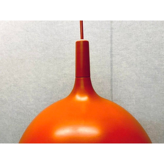 Vintage Space Age Orange Väster Pendant Light by Knut Hagberg for Ikea, Sweden For Sale - Image 10 of 15
