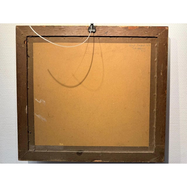 Friedrich Fennel, Landscape Composition, Oil Painting on Canvas, Framed For Sale - Image 6 of 13