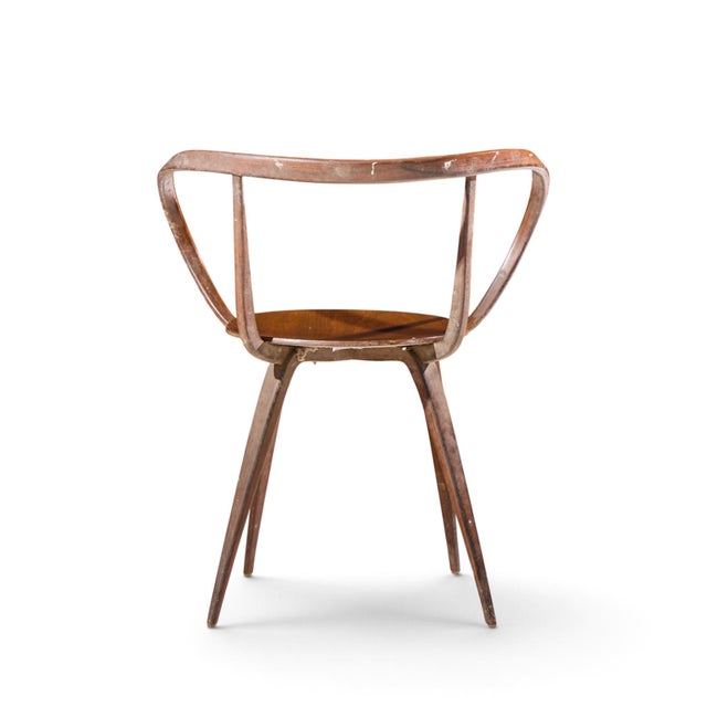 George Nelson for Herman Miller Model 5890 Mid Century Pretzel Dining Chair For Sale In Chicago - Image 6 of 9