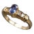 Tanzanite & Diamond 14-Karat Yellow-Gold Ring For Sale
