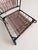 1950s Mid-Century French Wrought Iron and Woven Cord Patio Chairs, 1950s, Set of 4 For Sale - Image 5 of 17