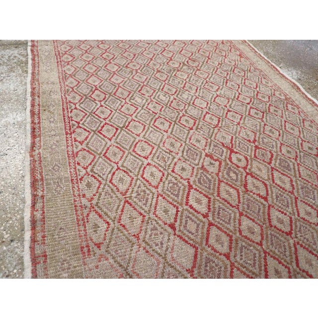 Mid 20th Century Galerie Shabab Collection Mid-20th Century Turkish Anatolian Small Runner For Sale - Image 5 of 10