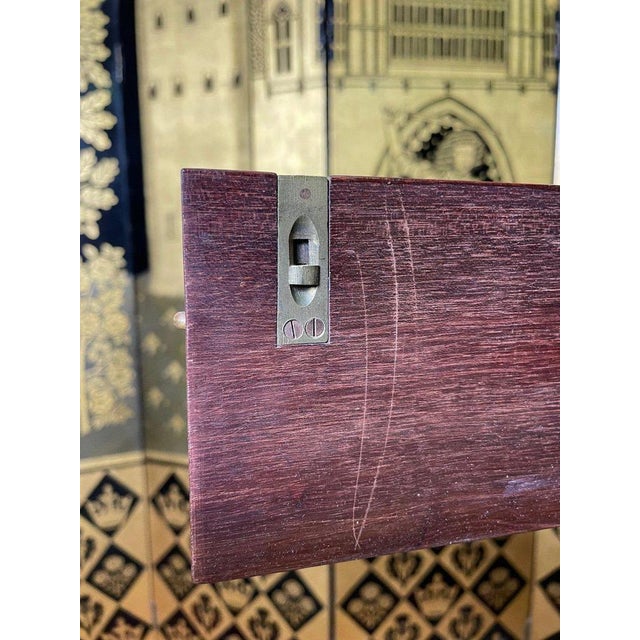 Rotating Library in Mahogany from Terquem Paris For Sale - Image 6 of 10