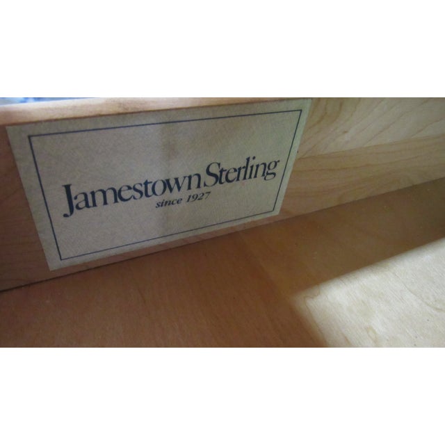 Pair James Sterling Mahogany Nightstands Tables Designer For Sale - Image 6 of 10