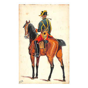 Calvary Officer C1867 Watercolor