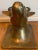 Mid-Century Modern Vintage Brass Cow Head For Sale - Image 3 of 8
