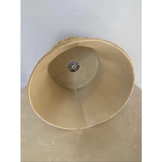 French Vintage French Style Hexagonal Drum Lamp Shade For Sale - Image 3 of 9