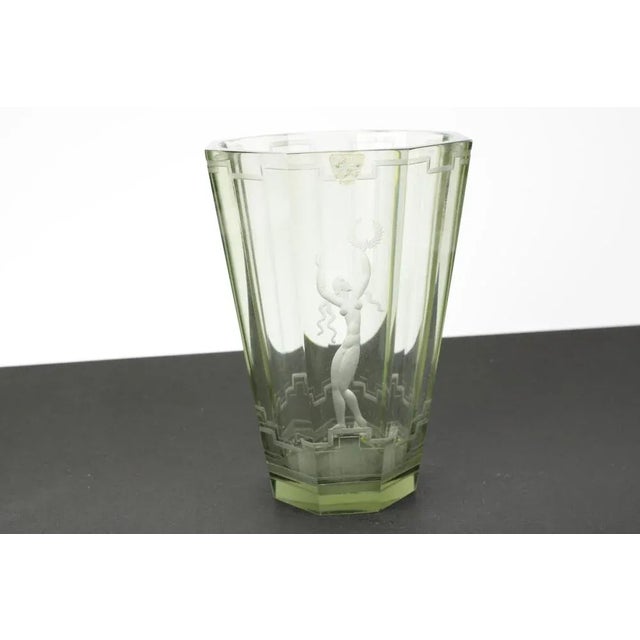 Vintage Vase by Vicke Lindstrand for Orrefors, 1930s For Sale - Image 6 of 6