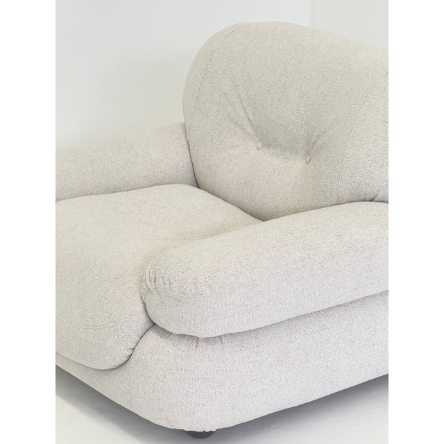 Sapporo Chair in Crème Beige by Mario Marenco for Mobil Girgi, 1970s For Sale - Image 12 of 13