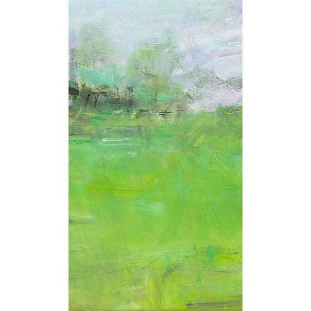 Abstract "Opposites Attract" by Trixie Pitts Large Contemporary Landscape Oil Painting For Sale - Image 3 of 11