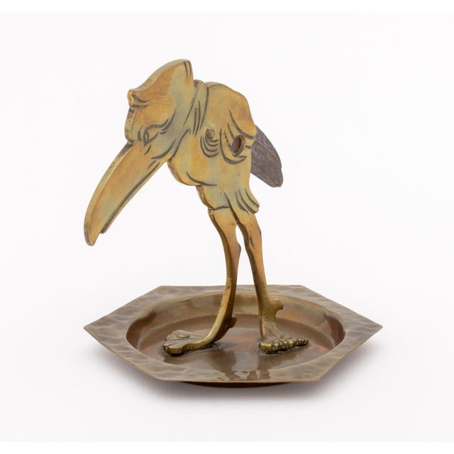 Ignatius Taschner Bird Form Cigar Cutter and Ashtray, Circa 1900 For Sale - Image 4 of 8