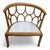 Wood MCM William "Billy" Haines Fruitwood Spider/Barrel Back Lounge Newly Reupholstered For Sale - Image 7 of 8