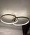 Plumbeo Triple Ring Suspension Light in Galvanic Plumbeo by Aggiolight For Sale - Image 4 of 8