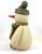 Ivory Large Vintage Ceramic Snowman Figure, 1970s For Sale - Image 8 of 12